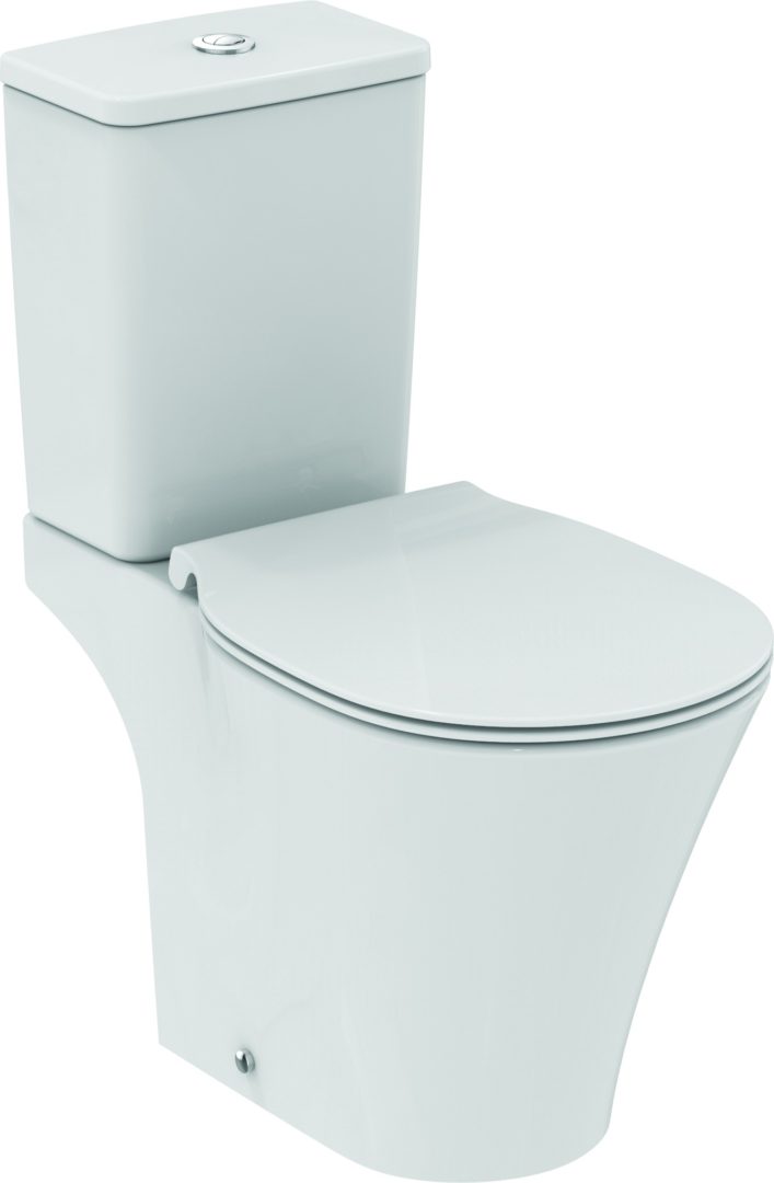 Унитаз CONNECT AIR AQUABLADE (E009701, E073901, E036601)* (чаша, бачок AIR CURVE, микролифт)*