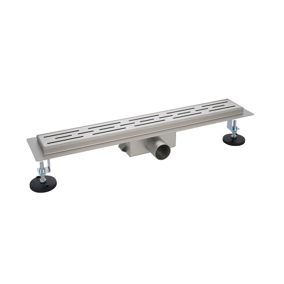 Лоток душевой AZARIO 700 мм металлическая перфорированная решетка, металлический желоб, AZT2FT01700*