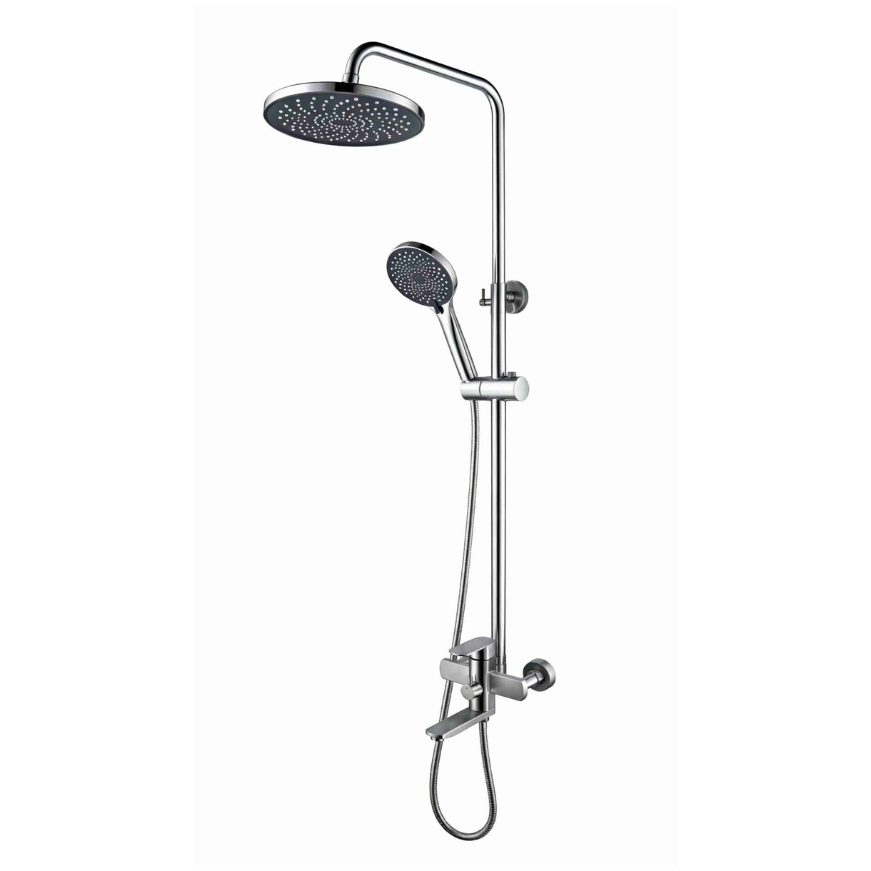 Душевая система для ванны ALBA  AV7240S нержавеющая сталь AVRORA