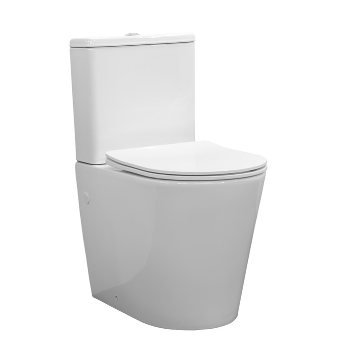  Унитаз CF41273S2безободковый, крышка/сиденье плавное закрытие, быстросъемное, 