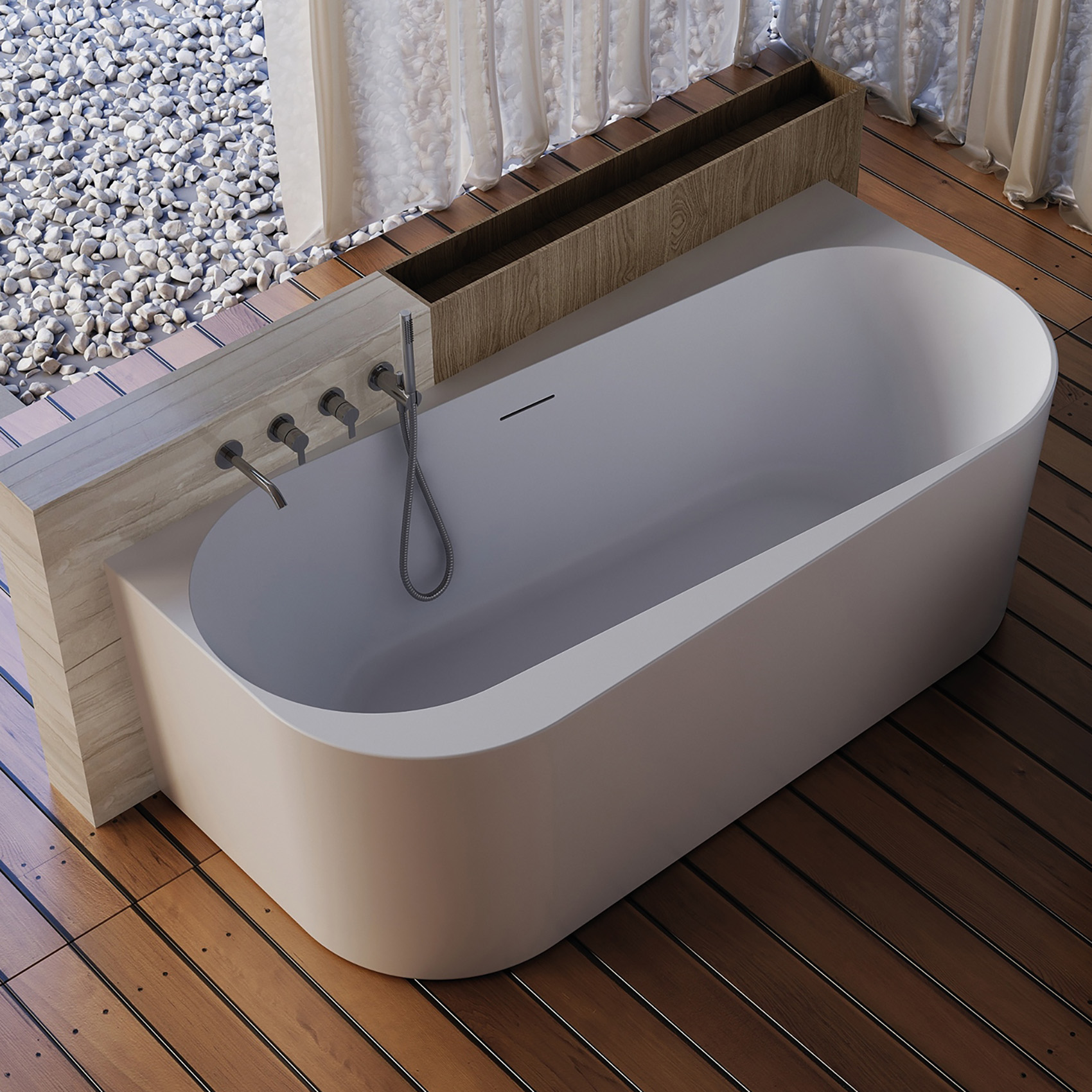 Ванна AB9494-1.7 [170*78*58] пристенная*