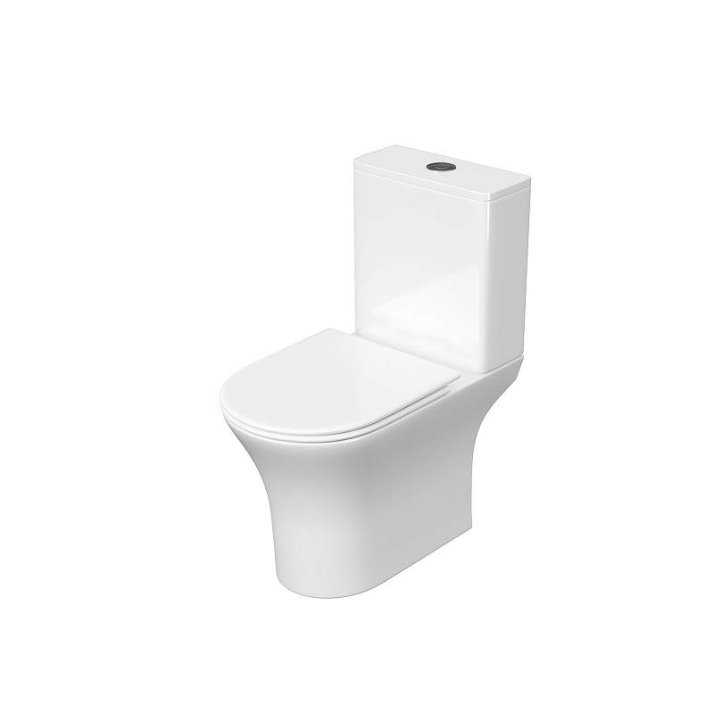 Унитаз Optima AQ4412-00безободкоый 665x345x775 крышка микролифт
