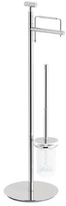 Стойка FREESTANDING напольная круглая двухфункциональная хром (70581)*