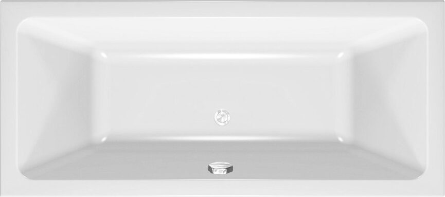Ванна ELEKTRA [170*75] комплектация BASIS (каркас, слив-перелив хром)