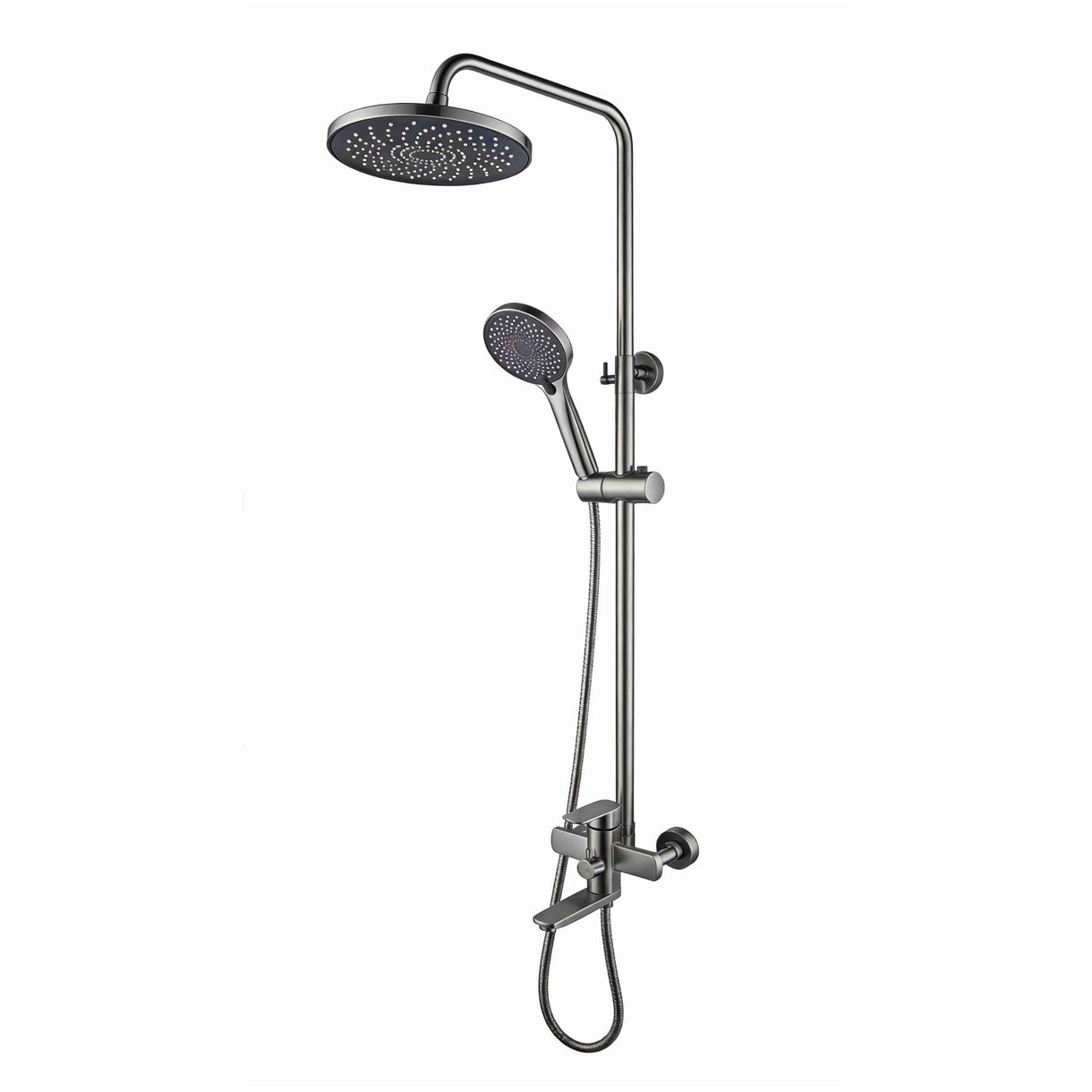 Душевая система для ванны ALBA  AV7240GM оружейная сталь AVRORA