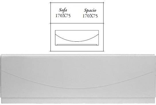Панель SOFA [170] E6008RU-00 фронтальная