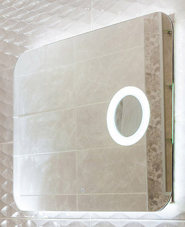 Зеркало ATLANTIS [915*685] LED с подсветкой, с линзой (ЗЛП128)*