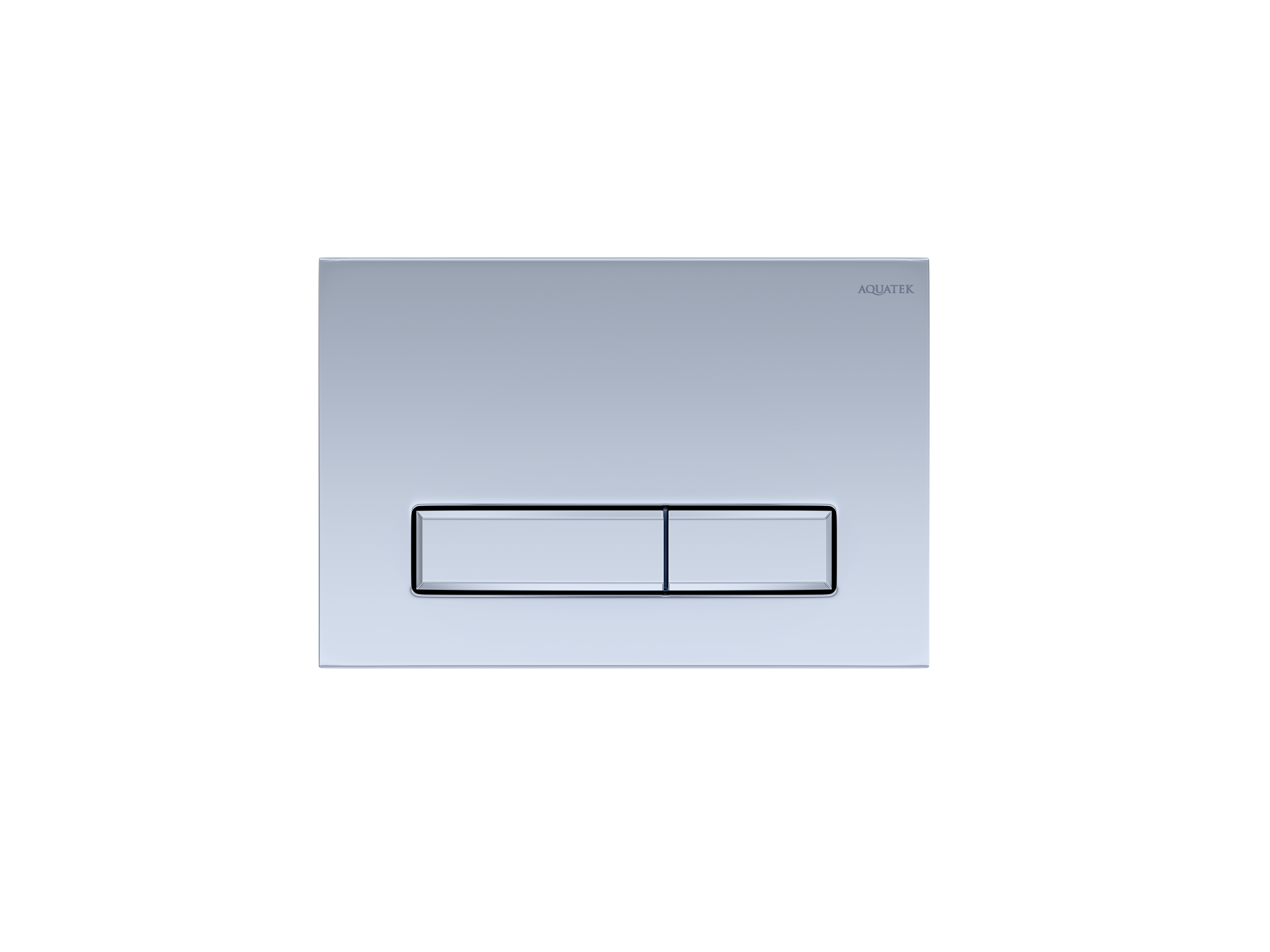 Кнопка смыва KDI-0000027 (009H) SLIM никель (клавиши прямоугольные) AQUATEK
