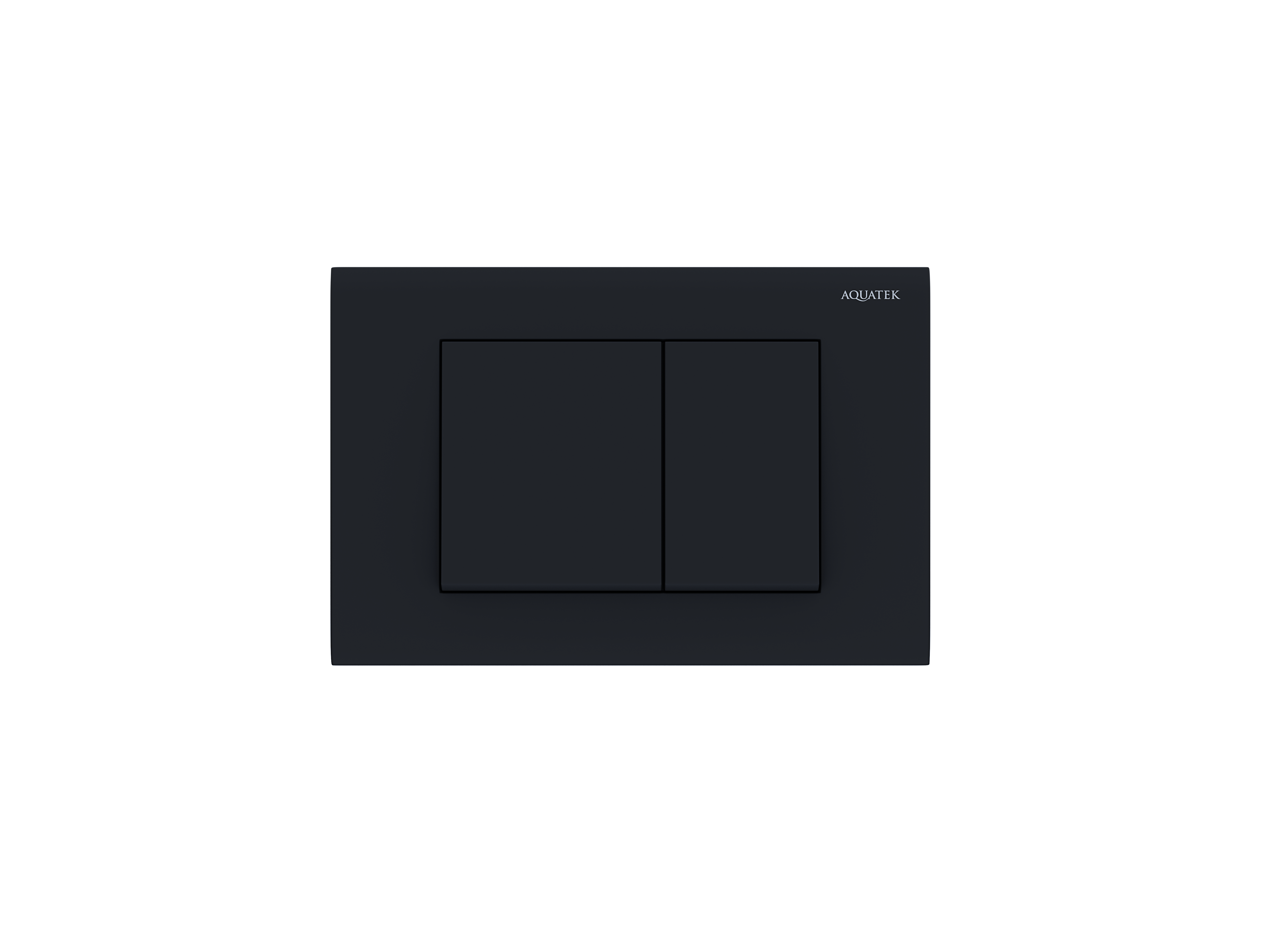 Кнопка смыва KDI-0000012 (001D) чёрный матовый (клавиши квадрат) AQUATEK
