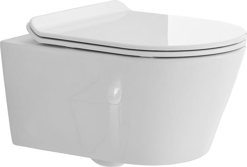 Унитаз SSWW CT2040 подвесной,  крышка-сиденье микролифт