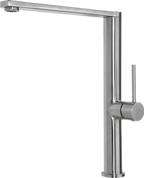 Смеситель KITCHEN INOX 3886 для кухни из нержавеющей стали глянец хр*