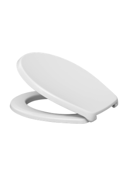 Крышка/сиденье BASIC 2.0 with hinge  [43,3*37,2] дюропласт, стальное крепление B0302Y*