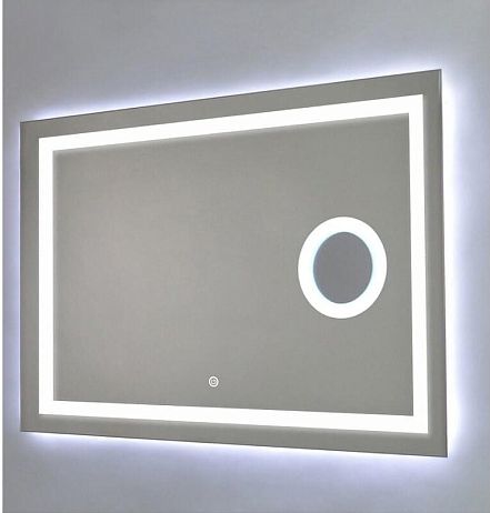 Зеркало ОПТИМА [91,5*68,5] LED подсветка, сенсорный выключатель, AZARIO 