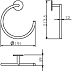 Полотенцедержатель MOLVENO  кольцо на клейкой основе 3М (30838A)*