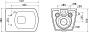 Унитаз CARINA [51*36] подвесной, безободковый сиденье/крышка микролифт (BB514CHR, BB2007/1077SC)