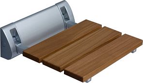 Сиденье для душа SEAT ECO [32*32] настенное крепление, дерево