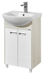 Тумба БЕККА 50 напольная 1A210801BAC20 [85х50,5х44,5], умывальник 1WH207781