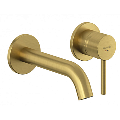 Смеситель BOZZ для умывальника 38244N076, брашированное золото , длина излива 180мм