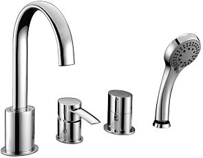 Смеситель ATLANTIS для ванны, врезной 4 отверстия (LM3241C)*