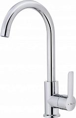 Смеситель PETRA для кухни, керам. картридж 35 мм., высокий круглый излив (819156210)