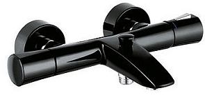 Смеситель ZENTA для ванны термостатический 351018638 чёрный/хром *