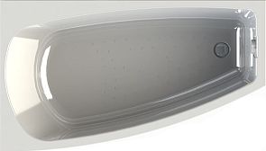 Ванна МЭГИ [140*80] левая, фронтальная панель, боковая панель, каркас, слив-перелив хром