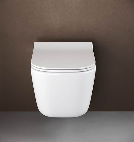 Унитаз NEW DAY Rimless CN3005 подвесной, крышка/сиденье микролифт