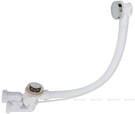 Слив-перелив V55R 70 см для ванны, хром (264949), AQUANET*