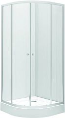 Душевое ограждение IFO SILVER полукруг, стекло матовое, с поддоном (дв RP5190214003, п RP6116900000)