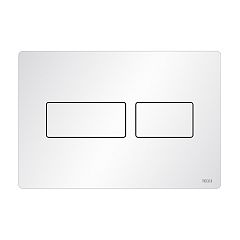 Накладная панель смыва для унитаза TECEsolid, 9240433 нержавейка, цвет белый матовый