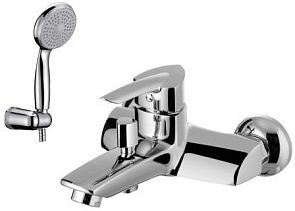 Смеситель MARS для ванны с коротким изливом, с аксессуарами, хром (LM3502C)*