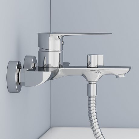 Смеситель LINE для ванны с коротким изливом, AV3131 хром AVRORA