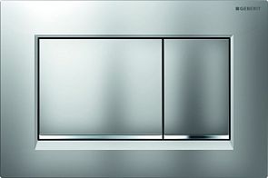 Накладная панель GEBERIT SIGMA 30 115.883.KN.1 матовый/глянцевый хром
