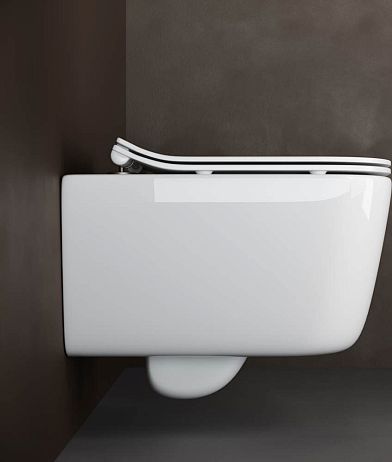 Унитаз NEW DAY Rimless CN3005 подвесной, крышка/сиденье микролифт