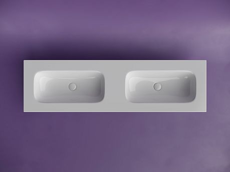 Умывальник GRACE CN7023wx накладной прямоугольный [1610x457x137]*