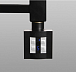 Полотенцесушитель FIONA [90*43] электр чёрный, блок управ KTX4 скрытое под, нагрев-ль SPLIT 300W*