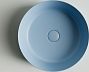 Умывальник ELEMENT CN6022ML накладной круглый голубой матовый [d-39*12]*