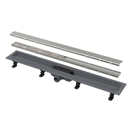 Трап 550 мм с порогами, для двусторонней решетки  (APZ19-550)