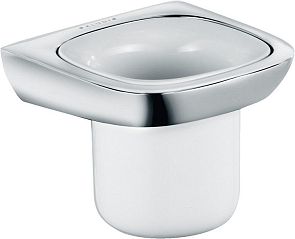 Стакан AMBIENTA настенный хром/белый фарфор (5397505)