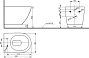 Унитаз NC подвесной CW762Y +WASHLET EK.2 (TCF6632G*