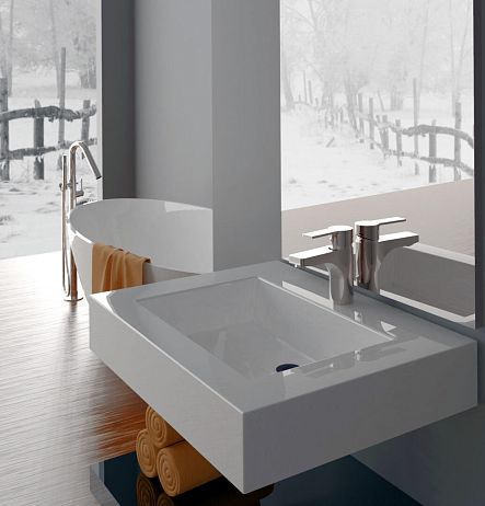 Смеситель RS-Q 930102 для умывальника, хром