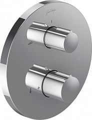 Смеситель TOOBI для ванны термостат встраиваемый с запорным клапаном E98731-CP, хром