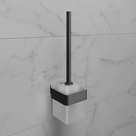 Ёршик Lemark SMOOTH LINE настенный графит керамика 9766021 