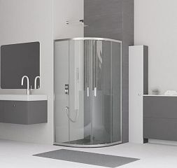 Душевое ограждение RGW CL-54 [900*900/185] 1/4 круга стекло прозрачное 5 мм, профиль хром