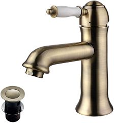 Смеситель VILLA для умывальника, бронза (LM4806B)*