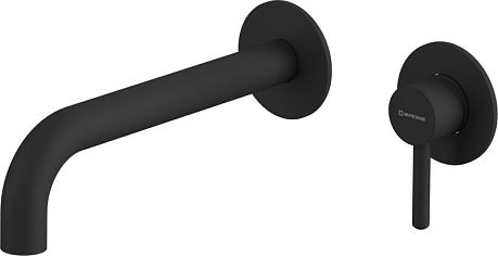 Смеситель WHITECROSS Y Y1215BL для умывальника скрытого монтажа (черный мат)