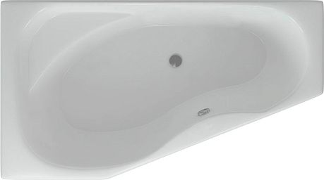 Ванна МЕДЕЯ (170*95) левая, каркас, фронт. панель, слив-перелив)