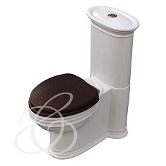 Унитаз ARMONIA 5813 [79*39*80] крышка/сиденье KFm-AB-B039 бронза *