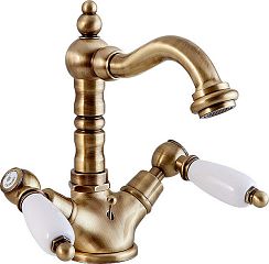 Смеситель ADRIA-CLASSIC для умывальника, бронза (03-026-vot)