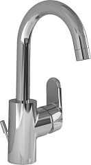 Смеситель VITO B0410AA для умывальника R-излив (донный клапан, гибкая подводка 3/8"), хром